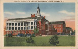 Main Building, U. S. Veterans' Administration Facility, Columbia, SC Postcard
