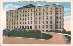 Fort Hamilton Hospital, Hamilton, Ohio Postcard