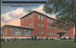 Elizabeth R. Pardee Memorial Hospital Postcard