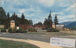 Entrance to Veterans Administration Hospital, Oteen Postcard