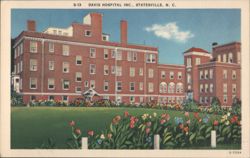 Davis Hospital Inc., Statesville, NC Postcard