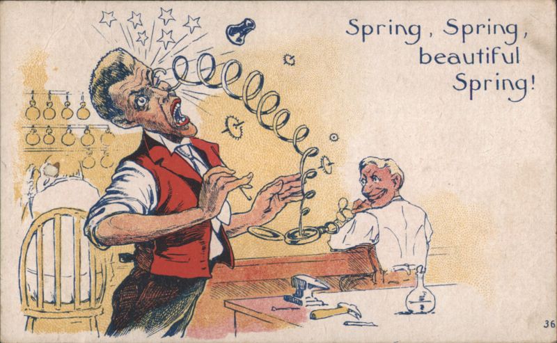 Spring, Spring, beautiful Spring! Comic Watchmaker