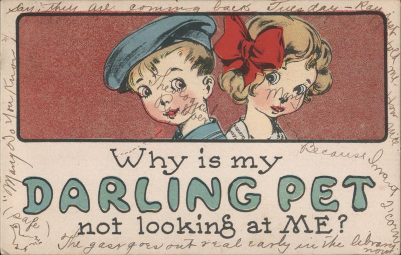 Why is my Darling Pet not looking at Me? Comic Children