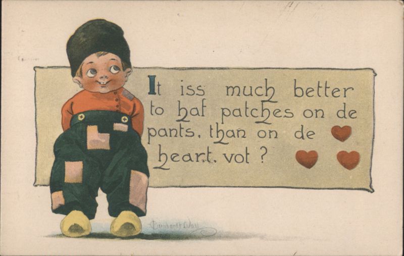 Bernhardt Wall Patches on de Pants Dutch Boy Comic