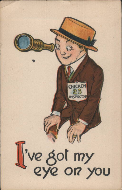 I've Got My Eye On You Chicken 23 Inspector Comic