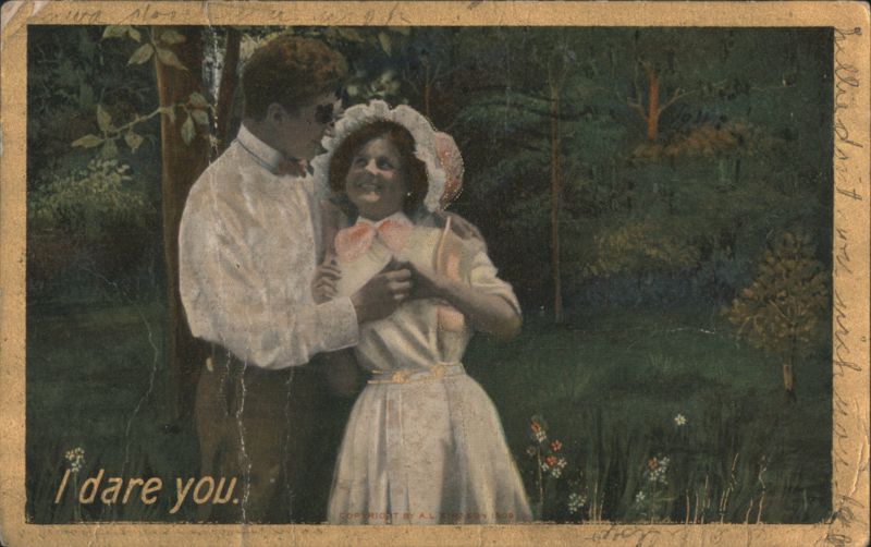 I Dare You Romantic Couple in Park Couples