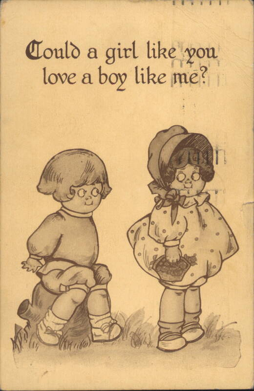 Could a girl like you love a boy like me? Illustration