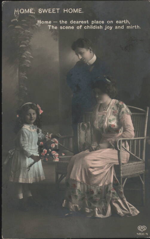 Home, Sweet Home - Family Portrait with Young Girl