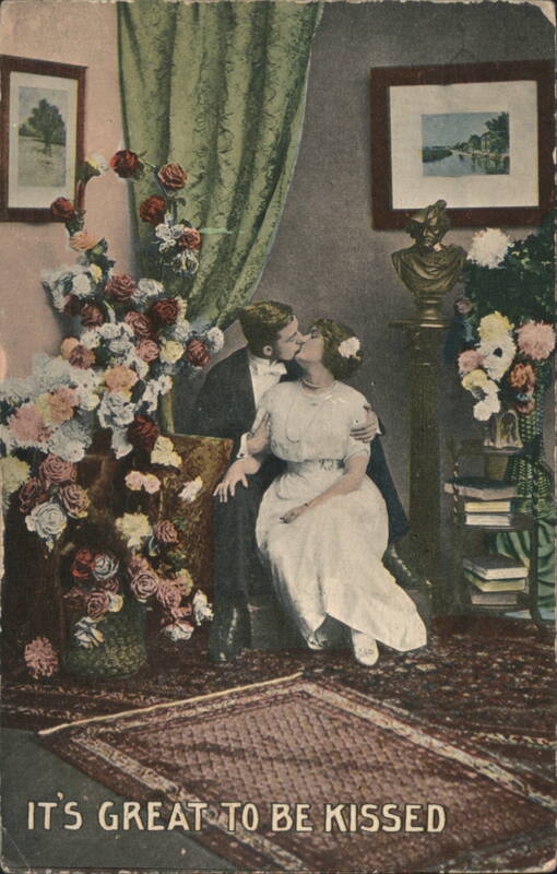 It's Great to Be Kissed Couple Kissing in Formal Attire