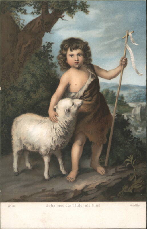 John the Baptist as a Child by Bartolomé Esteban Murillo