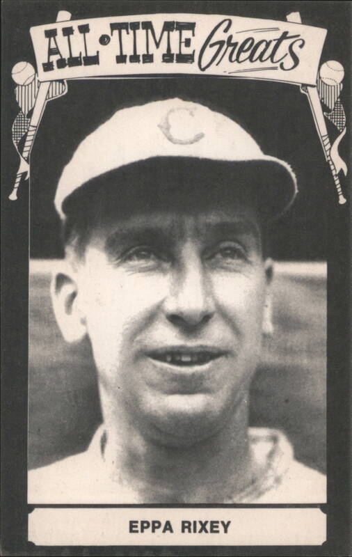 Eppa Rixey All-Time Greats Baseball Trading Card