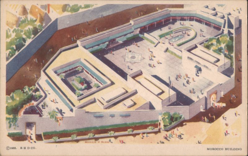 Morocco Building, A Century of Progress Exposition Chicago Illinois