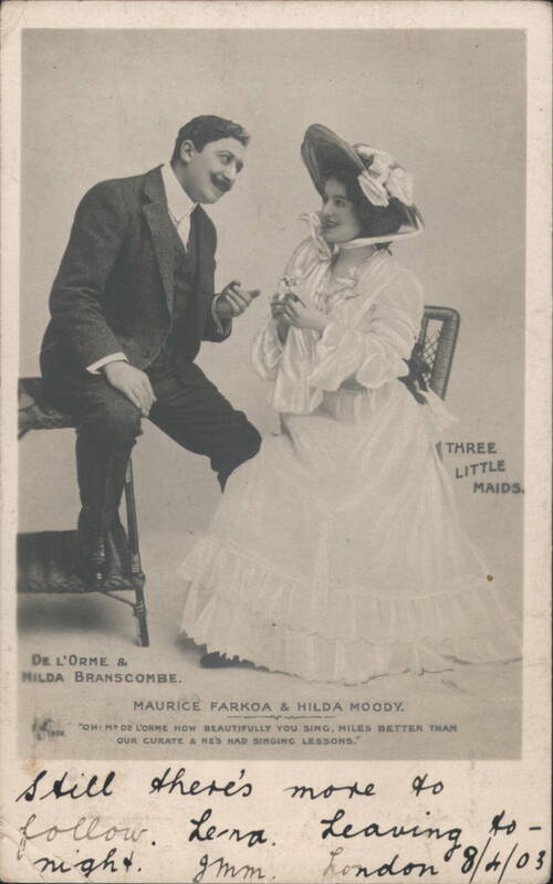 Maurice Farkoa & Hilda Moody in Three Little Maids