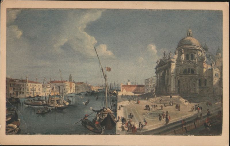 The Grand Canal with Santa Maria della Salute Venice Italy
