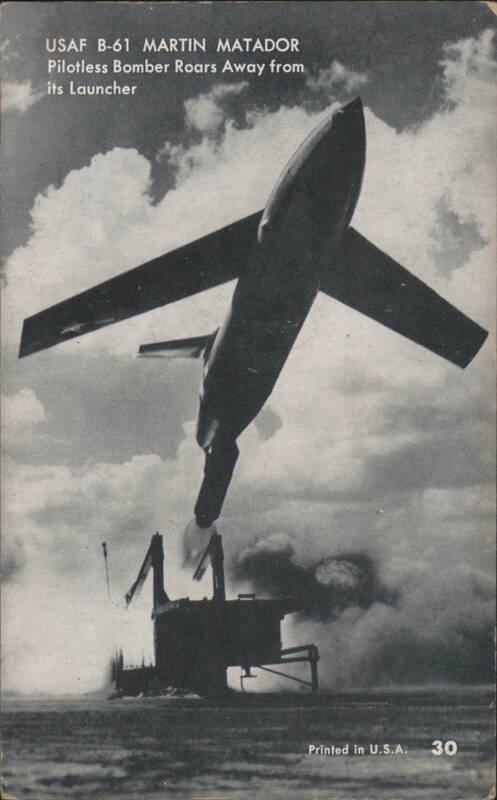 USAF B-61 Martin Matador Pilotless Bomber Launching