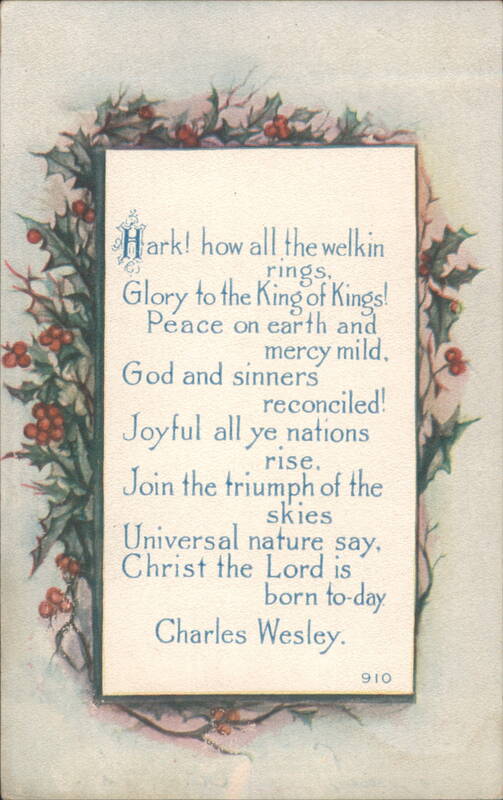 Hark! How All the Welkin Rings Hymn by Charles Wesley