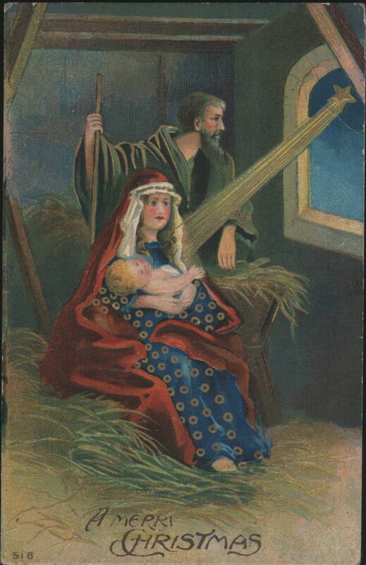 Nativity Scene with Mary, Joseph, and Baby Jesus Madonna & Child