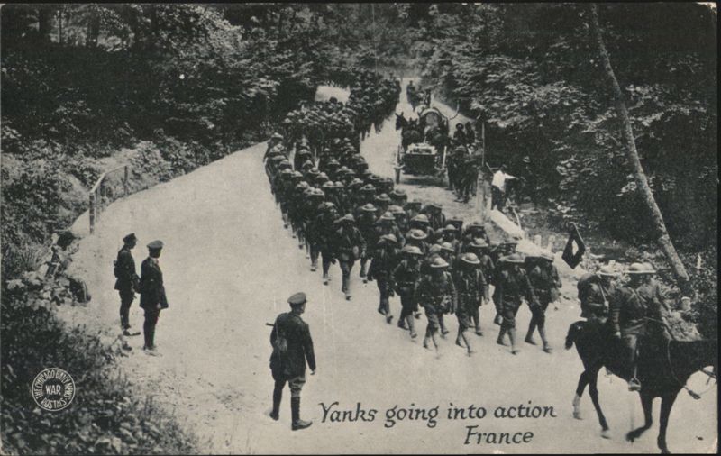 Yanks Going into Action, France Underwood & Underwood