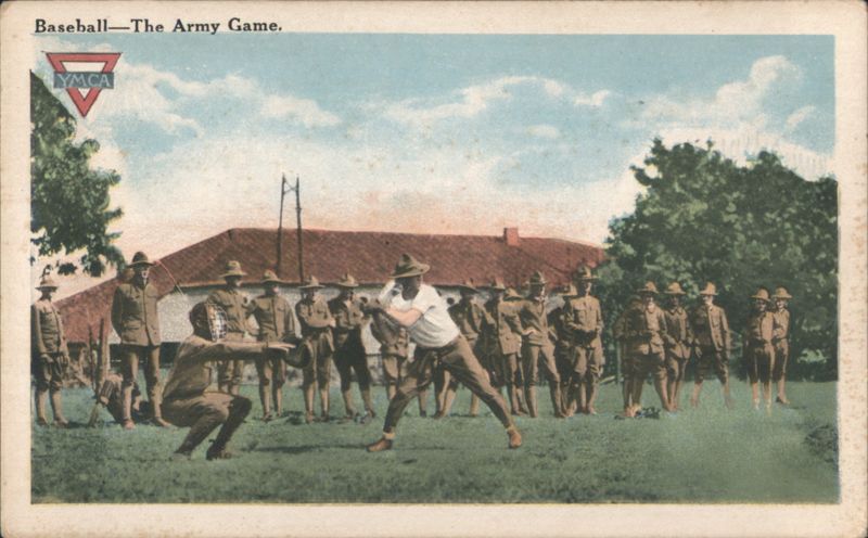 Baseball—The Army Game with YMCA Logo