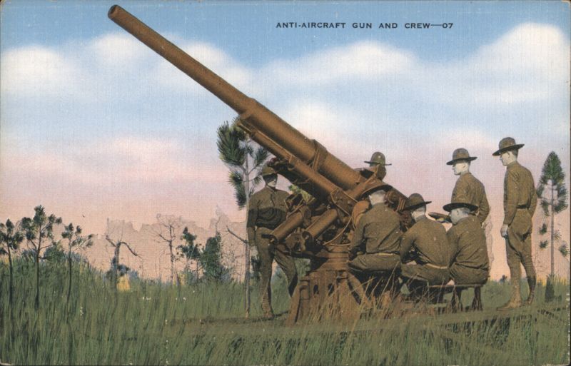 Anti-Aircraft Gun and Crew Army