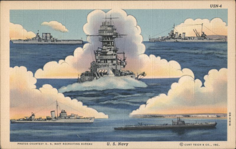 U.S. Navy Fleet: Battleship, Carrier, Destroyer & Submarine