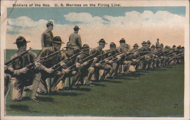 Soldiers of the Sea, U.S. Marines on the Firing Line