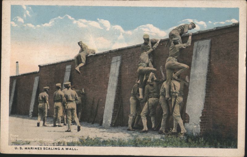 U.S. Marines Scaling a Brick Wall International Film Service, Inc.
