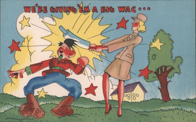 We're Giving 'Em a Big WAC WWII Propaganda Comic