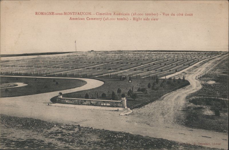 Meuse-Argonne American Cemetery, Romagne-sous-Montfaucon France