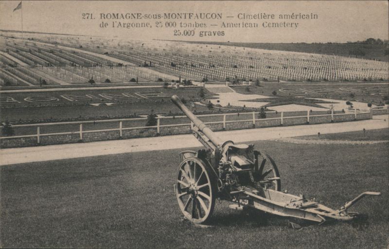 Meuse-Argonne American Cemetery, Romagne-sous-Montfaucon France