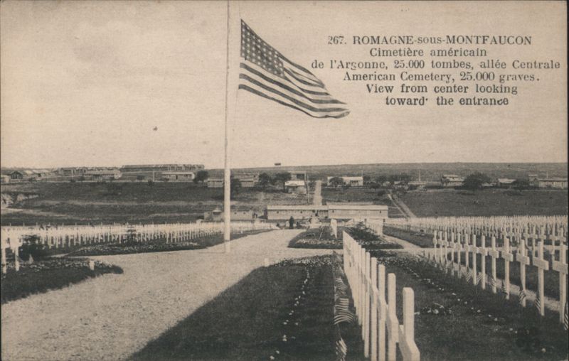 Meuse-Argonne American Cemetery, Romagne-sous-Montfaucon France