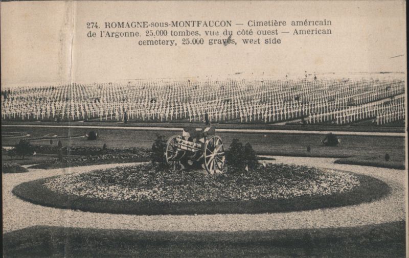 Meuse-Argonne American Cemetery, Romagne-sous-Montfaucon France