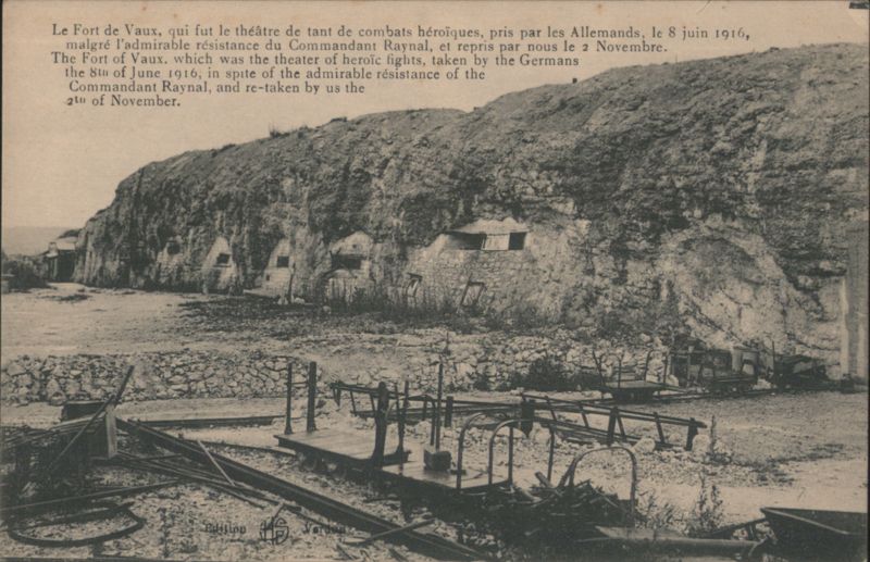 Fort de Vaux, Theater of Heroic Fights, Verdun France