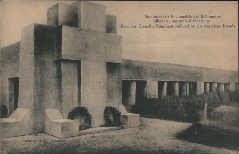 Trench of Bayonets Monument, Verdun France