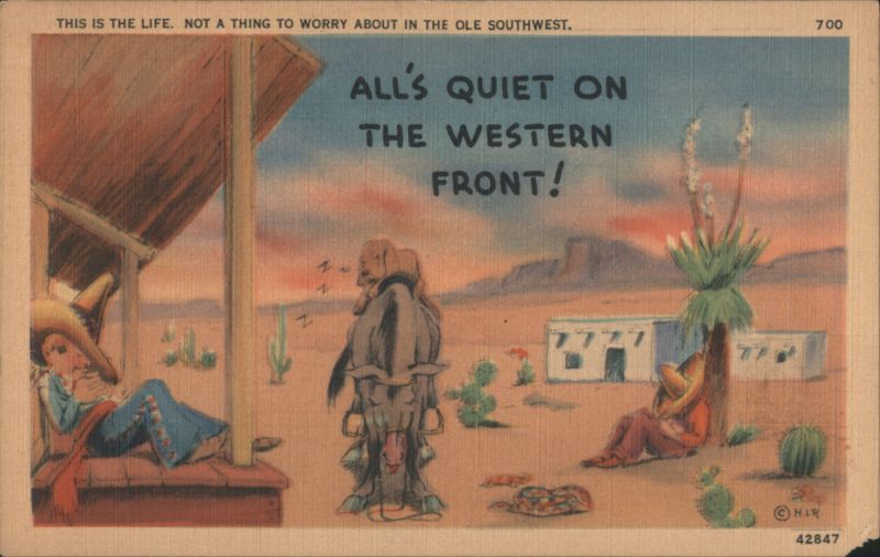 All's Quiet on the Western Front Comic Southwest Scene