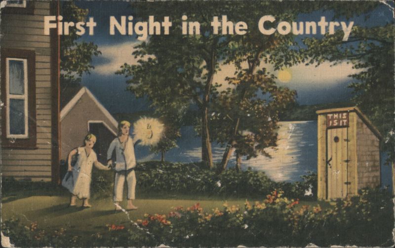 First Night in the Country Children & Outhouse Humor