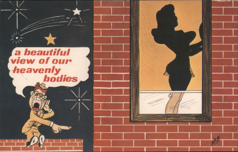 A Beautiful View of Our Heavenly Bodies Comic Silhouette