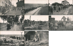 Set of 8: WWI War Post Cards, British Troops Postcard