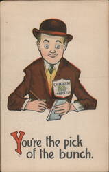 Chicken 23 Inspector - You're the Pick of the Bunch Postcard