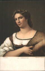 La Fornarina by Raffaello Sanzio (Raphael) Postcard