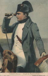 Napoleon at the Battle of Wagram, Horace Vernet Detail Postcard