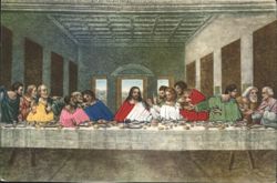 The Last Supper by Leonardo da Vinci Postcard