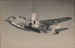 Douglas Havoc Attack-Bomber in Flight, RAF Victory Series Postcard
