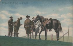 Consulting War Maps - U.S. Army Series No. 3 Postcard