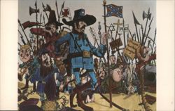 "Peace, It's Wonderful" Satirical Cartoon by Roger Mosconi Postcard