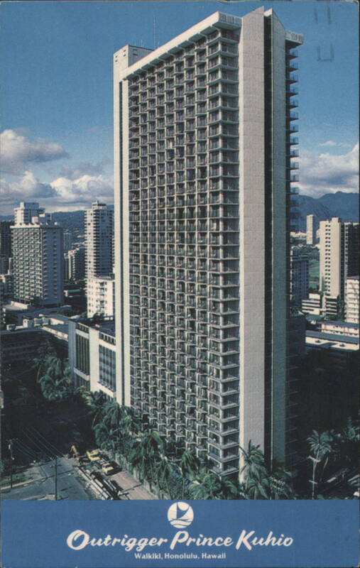 Outrigger Prince Kuhio Hotel, Waikiki Honolulu Hawaii