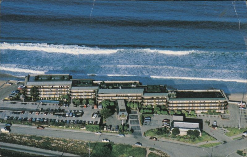 Monterey Beach Hotel Aerial Beachfront View California