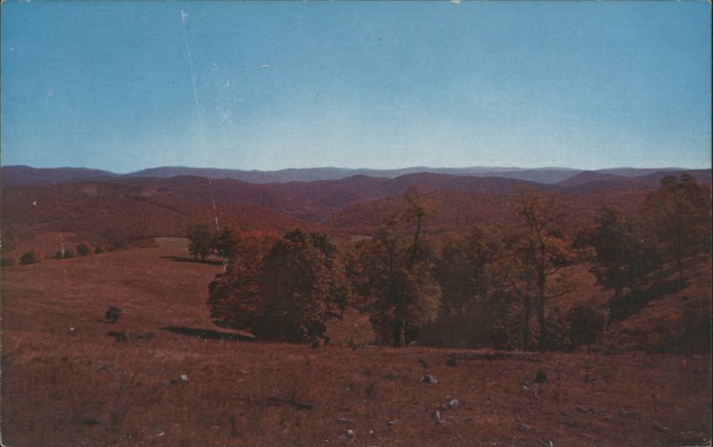 Fall Scene in Potomac Highland West Virginia J.S. Showalter