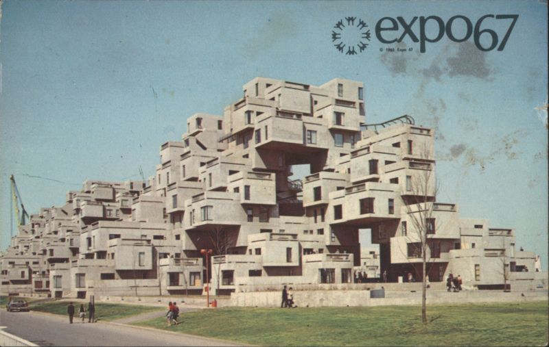 Habitat 67 Urban Housing Complex, Expo 67 Montreal QC Canada