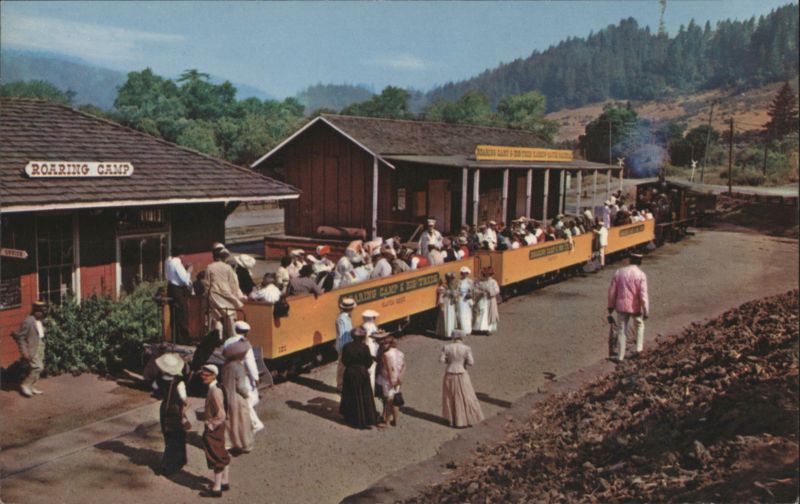 Roaring Camp & Big Trees Narrow-Gauge Railroad Excursion Felton California
